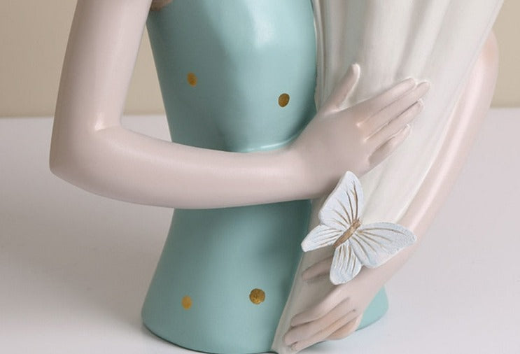 Butterfly Girl Resin Vase Ornament 77.99 JUPITER GIFT