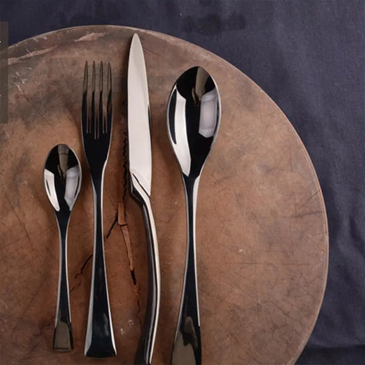 Black Mirror Finish Cutlery Set 25.99 JUPITER GIFT