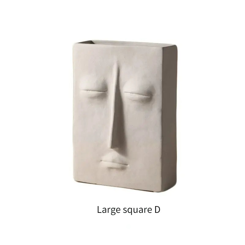 Ceramic Abstract Face Shaped Vase 55.99 JUPITER GIFT