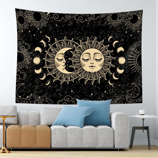 Golden Lunar and Solar Tapestry 15.99 JUPITER GIFT