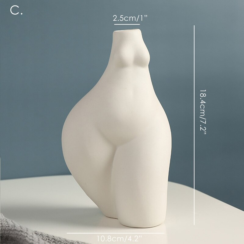 Ceramic Lady Body Art Vases 38.99 JUPITER GIFT