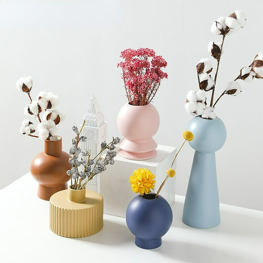 Macaron Color Irregular Shape Ceramic Vases 33.99 JUPITER GIFT