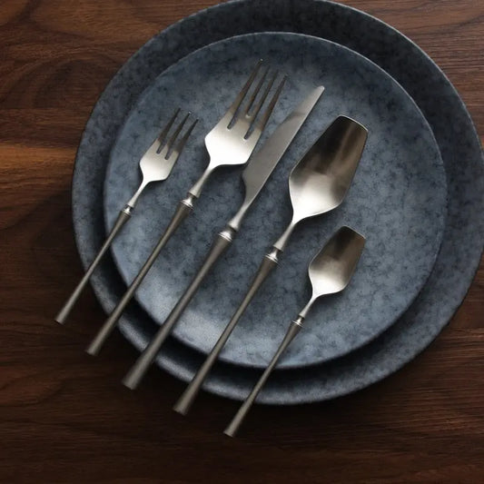 Matte Stainless Steel Cutlery 16.99 JUPITER GIFT